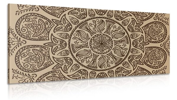 Stampa su tela – Mandala con motivo naturale astratto