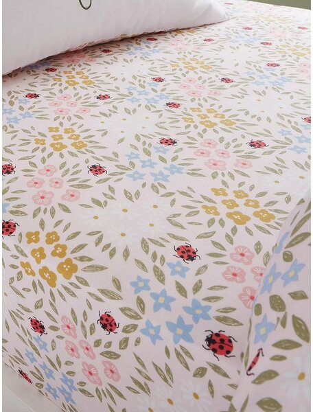 Lenzuolo singolo elasticizzato per bambini 90x190 cm Garden Animals - RHS