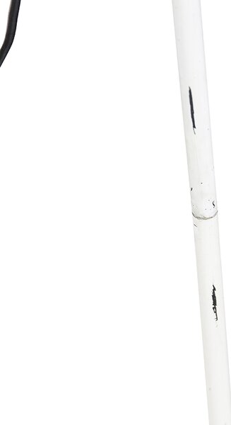 Lampada da terra rustica treppiede bambù con bianco - Canna Diamond
