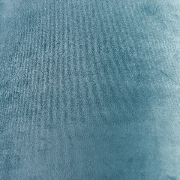 Paralume in velluto blu 40/40/40 con interno dorato