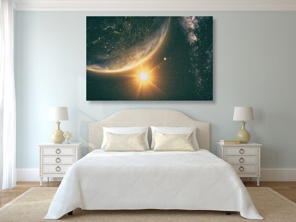 Quadro su tela – Vista dallo spazio