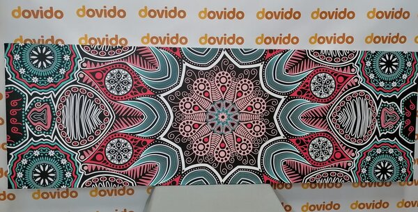 Stampa su tela – Mandala indiana con motivo floreale