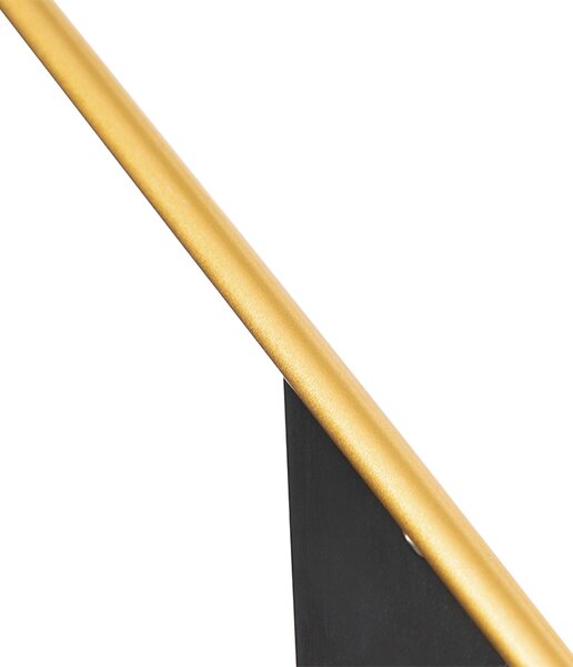 Lampada a sospensione di design nera e oro 6 luci - Sinem