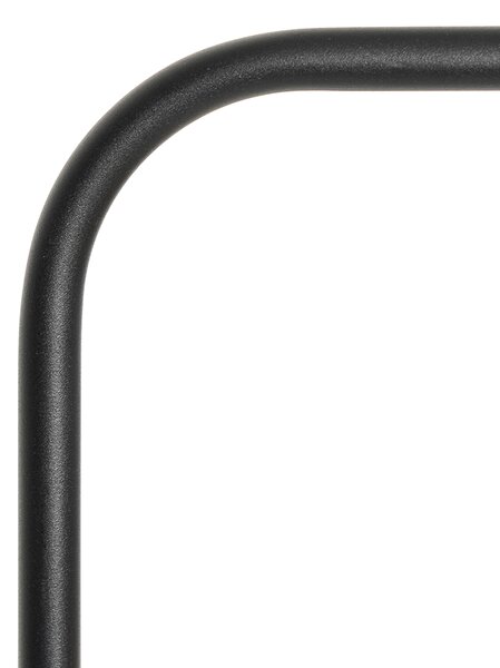 Lampada da terra moderna nera con oro - Lofty