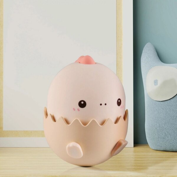 Lampada tattile per bambini a LED RGBW Dimmerabile BABY DINO LED/0,75W/5V 1200mAh rosa
