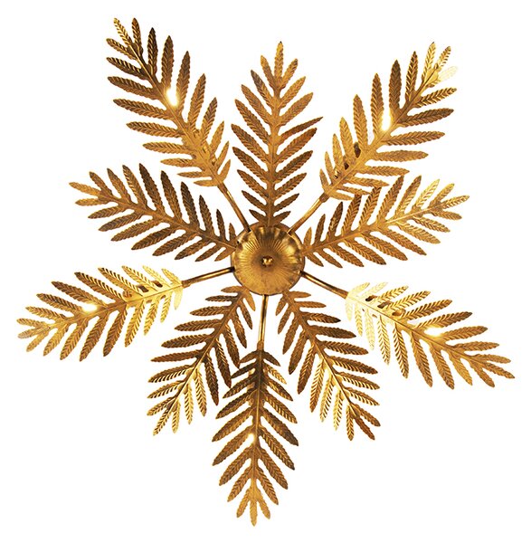 Plafoniera smart vintage oro 70 cm incl. 5 WiFi B35 - Botanica
