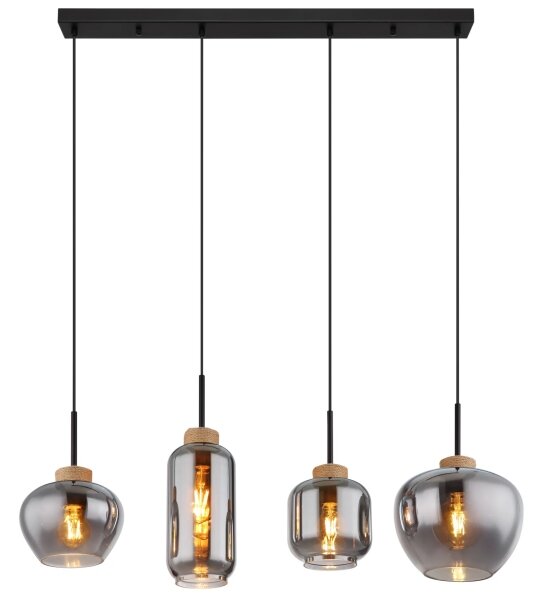 Globo 15549-4H - Lampadario a sospensione con filo MATT 4xE27/40W/230V