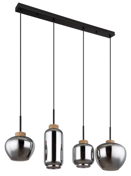 Globo 15549-4H - Lampadario a sospensione con filo MATT 4xE27/40W/230V