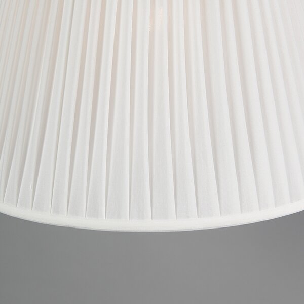 Lampada a sospensione retrò crema 45 cm - Plisse