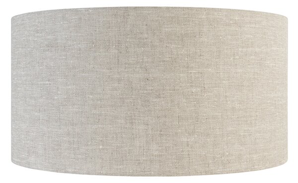 Paralume in tessuto grigio chiaro 50/50/25
