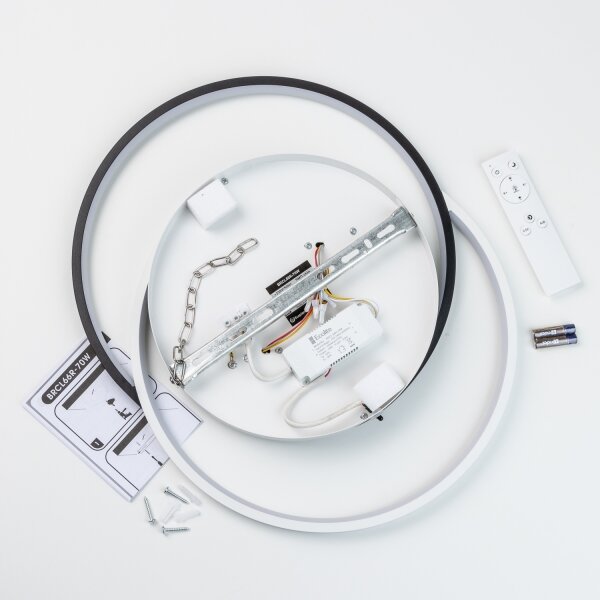 Brilagi - Plafoniera da soffitto dimmerabile a LED VELO XL LED/83W/230V 46,7x59,5 cm + telecomando