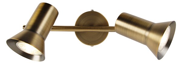 Faretto da soffitto bronzo orientabile e inclinabile - Karin 2