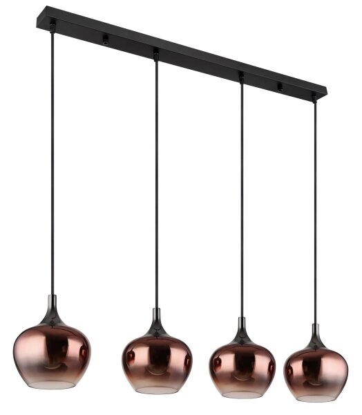 Globo 15548-4HG - Lampadario a sospensione con filo MAXY 4xE27/40W/230V rame