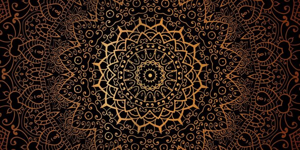 Stampa su tela – Mandala vintage in stile indiano