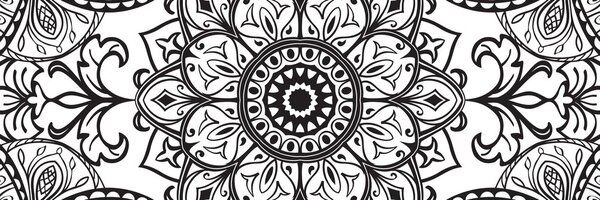 Quadro su tela – Ornamento bianco e nero