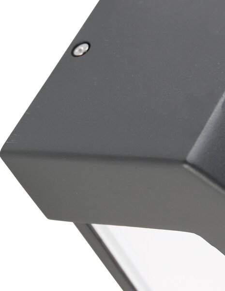 Applique da parete moderna antracite IP44 - Hurricane 1