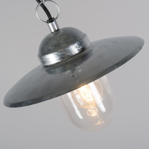 Lampada a sospensione industriale zinco IP44 - Munich