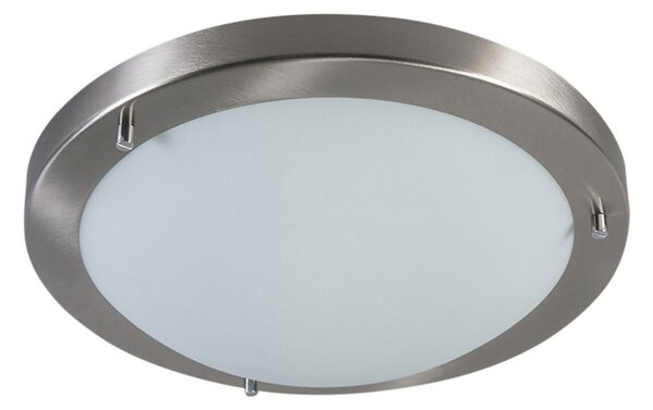 Plafoniera moderna in acciaio 31 cm IP44 - Yuma