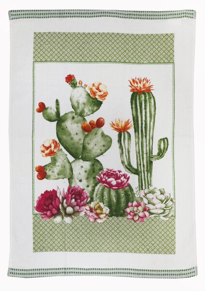 Strofinaccio spugna Cactus 50x70 cm