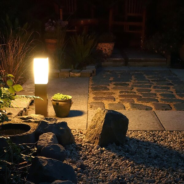 Lampada da esterno moderna 45 cm in acciaio - Malios