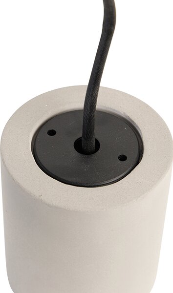 Faretto da soffitto in cemento rurale rotondo - Deep