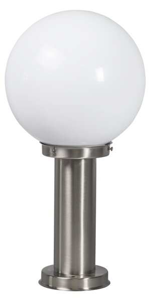 Lampada da esterno moderna a palo in acciaio inox 50 cm - Sfera