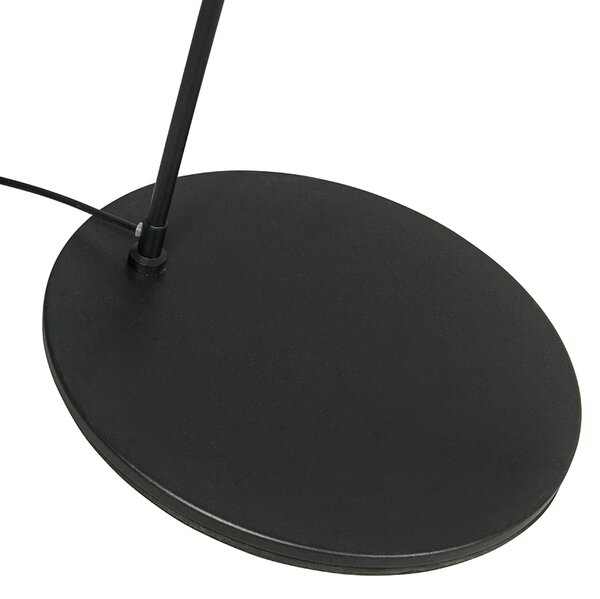 Lampada da terra ad arco moderna intelligente nera incl. WiFi G95 - Vinossa