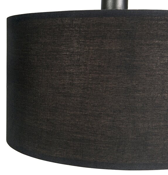 Lampada da terra ad arco moderna intelligente nera incl. WiFi G95 - Vinossa