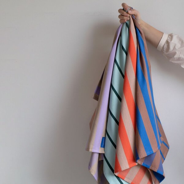 Set di 2 asciugamani in cotone 50x70 cm Stripes - Mette Ditmer Denmark