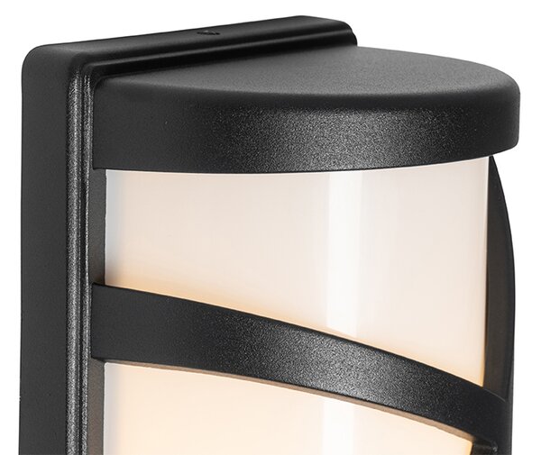 Lampada da parete per esterni moderna nera IP44 - Suzie