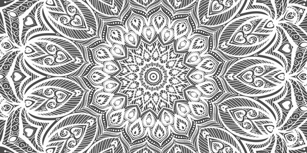 Quadro su tela – Mandala armonia in bianco e nero