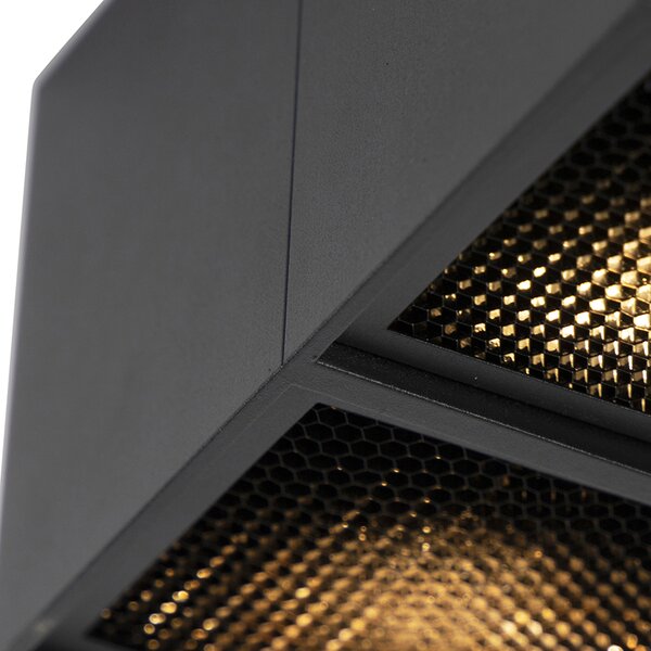 Faretto di design nero 2 luci - Qubo Honey
