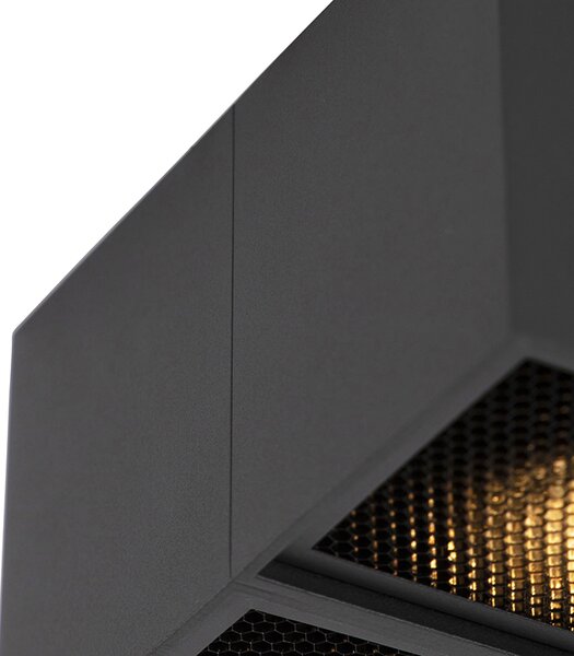 Faretto di design nero 4 luci - Qubo Honey