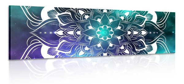 Stampa su tela – Mandala moderna con motivo orientale