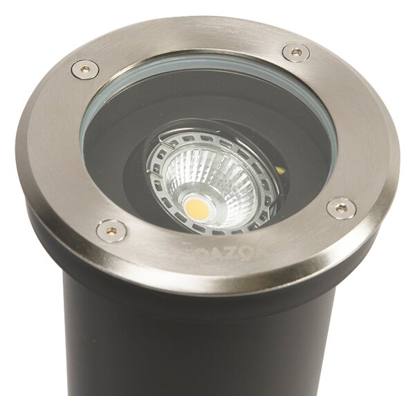 Set di 5 faretti da esterno in acciaio inossidabile IP65 - Delux