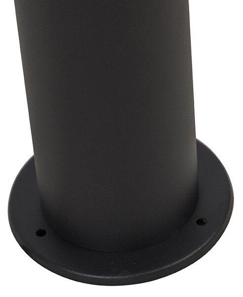 Lampada da esterno nera con paralume bianco opale 50 cm - Odense