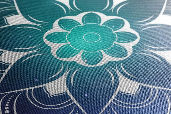 Stampa su tela – Mandala moderna con motivo orientale