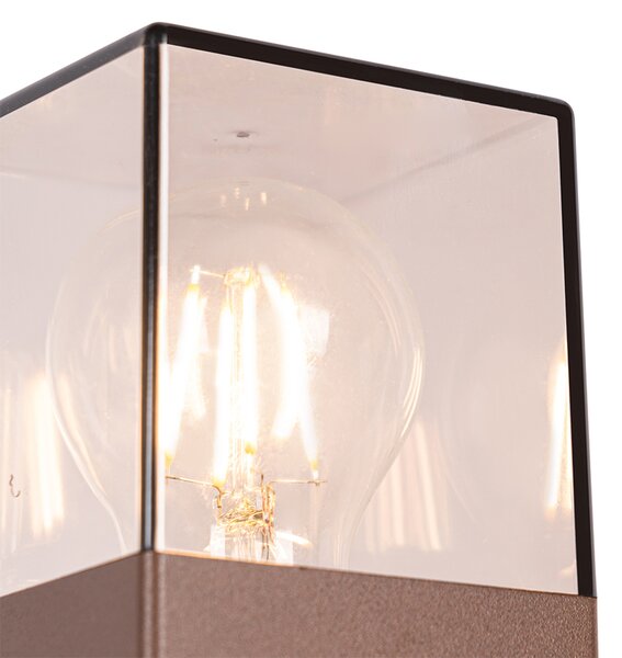 Lampada da esterno 70 cm ruggine con picchetto e pressacavo - Denmark