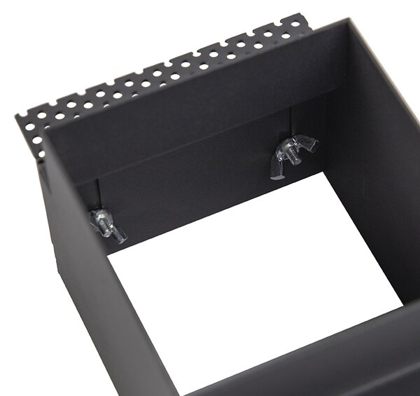 Faretto da incasso nero GU10 AR70 senza cornice - Oneon