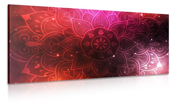 Stampa su tela – Mandala con sfondo galattico