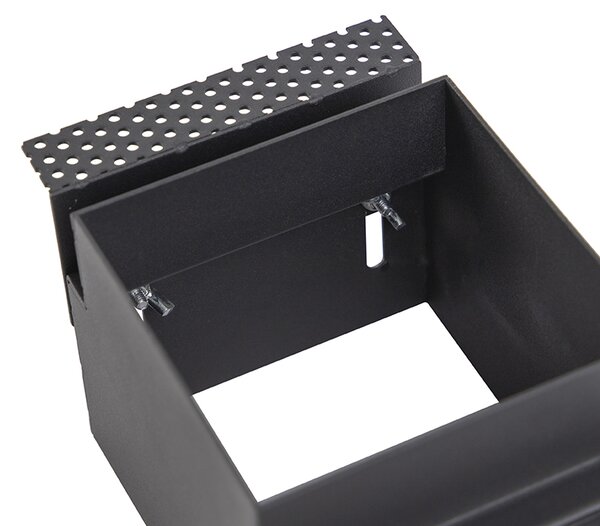 Faretto da incasso nero GU10 AR70 senza cornice - Oneon