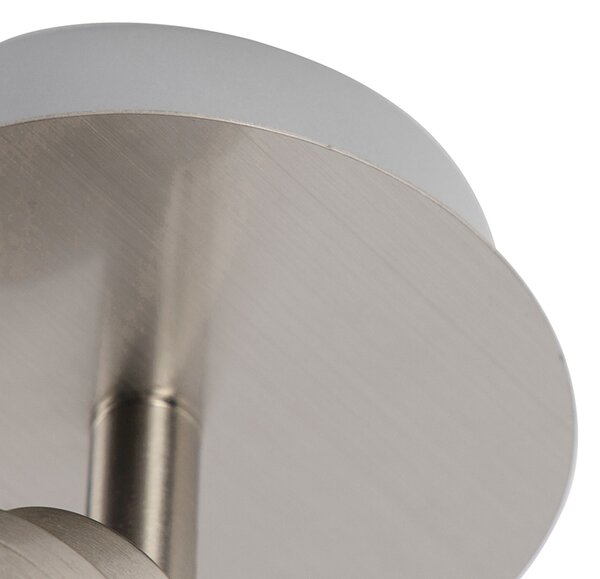 Faretto moderno per bagno in acciaio IP44 - Ducha