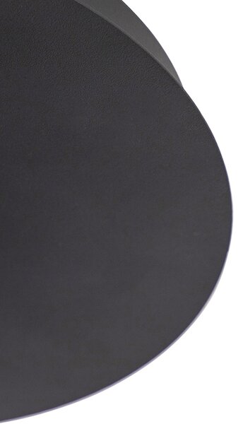 Faretto moderno per bagno nero 2 luci IP44 - Ducha