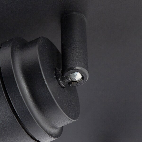 Faretto moderno per bagno nero 2 luci IP44 - Ducha