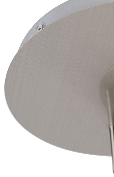 Faretto da bagno moderno in acciaio 2 luci IP44 - Ducha