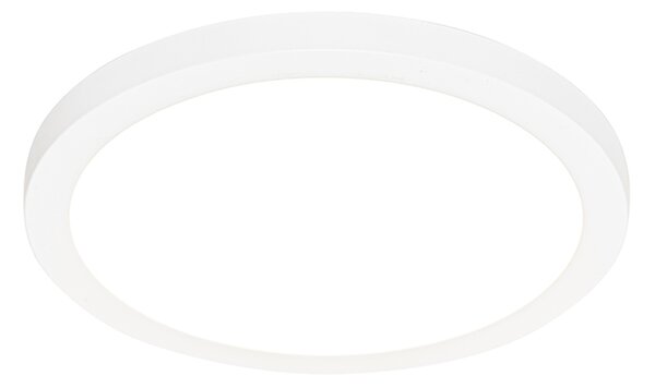 Set di 6 faretti da incasso o a plafone bianchi 30 cm con LED Dimmerabile a 3 livelli da caldo a freddo - Trans