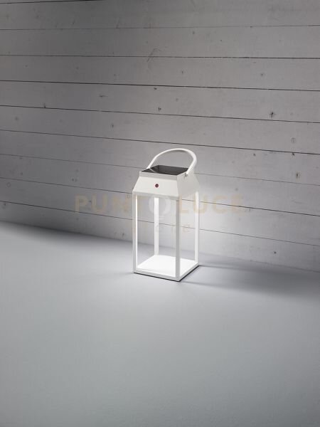 Lanterna led 3w 238lm 3000k in metallo per esterno colore bianco ba