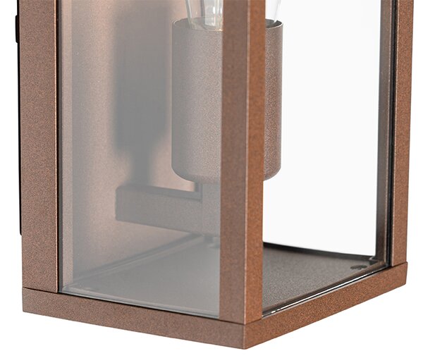 Applique industriale marrone ruggine 26 cm IP44 - Charlois