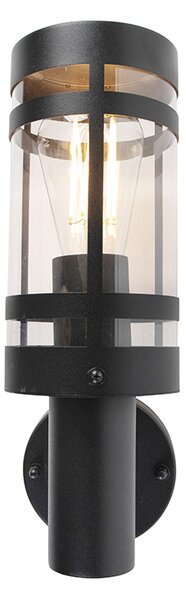 Lampada da parete per esterni moderna nera IP44 - Gleam