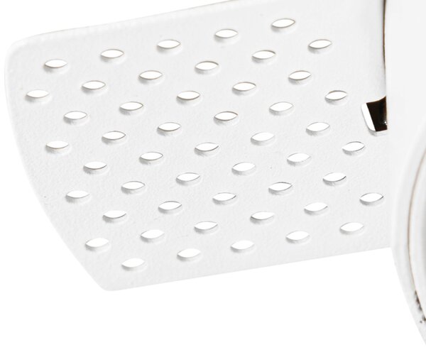 Faretto da incasso moderno bianco GU10 AR70 rotondo senza cornice - Oneon